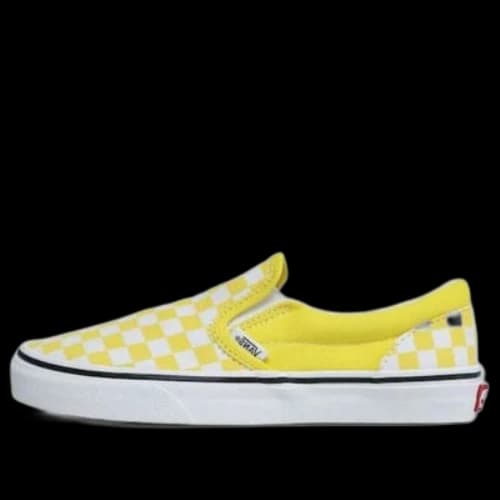 (GS) Vans Classic Slip-On Synthetic Shoes 'Yellow White'