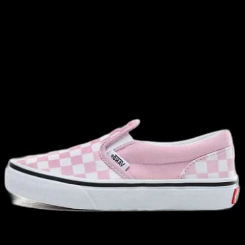 Vans Kid's Checkerboard Classic Slip-on Pink