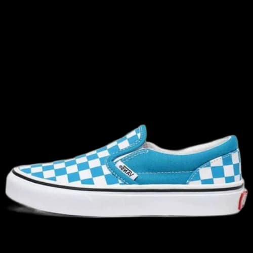 Vans Checkerboard Classic Slip-on Youth Blue