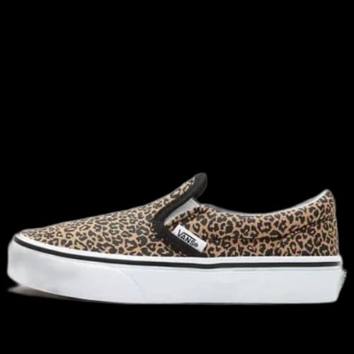 Vans slip-on GS Leopard Print Yellow/White