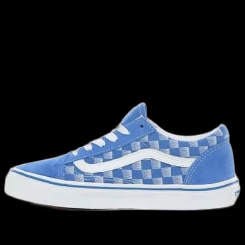 Vans Old Skool Youth Blue/White Checkboard