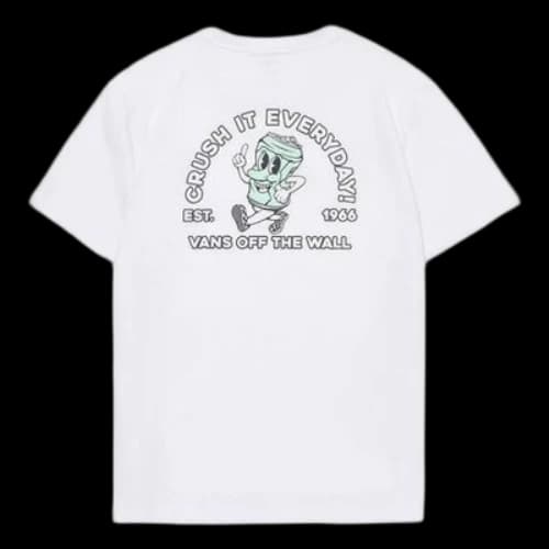 Vans Funny Printing Short Sleeve White