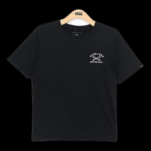 Vans Casual Round Neck Short-sleeve Men Black