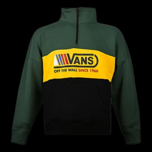 Vans Stitching Pullover Sweater Men Green