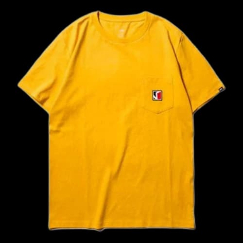 Vans Men's Embroidery Short Sleeve Yellow