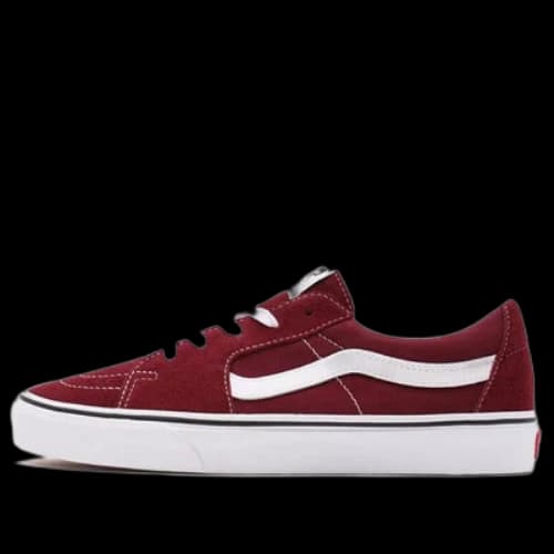 Vans SK8-Low Breathable Non-Slip Wear-resistant Low Tops Casual Skateboarding Shoes Red