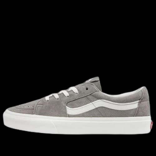 Vans Unisex SK8-Low Sneakers Grey 'Gray White'