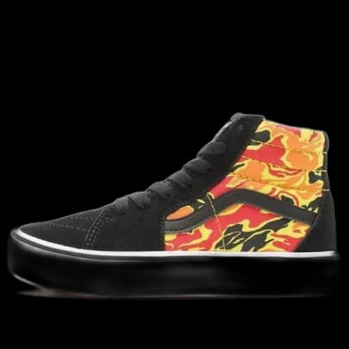 Vans SK8-HI GS Black/Red