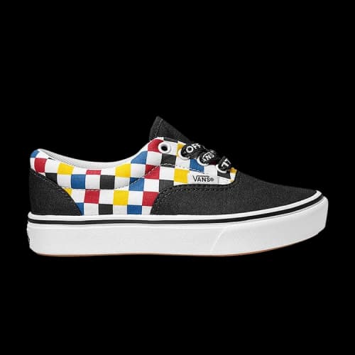 Vans ComfyCush Era Kids 'Checkerboard - Black Multi-Color'