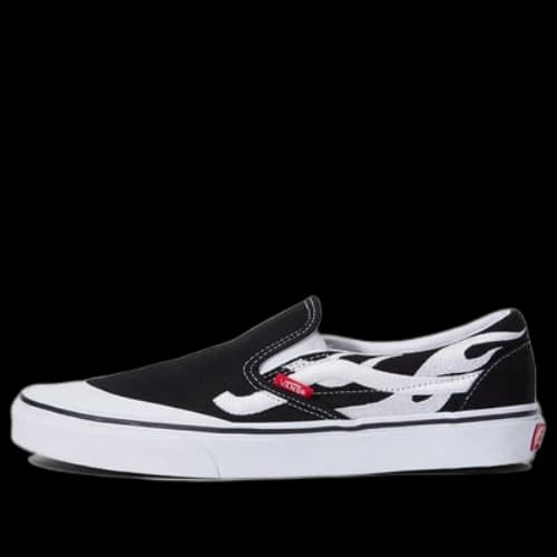 A$AP Worldwide x Pacsun x Vans Unisex Slip-On Casual Sneakers Black/White