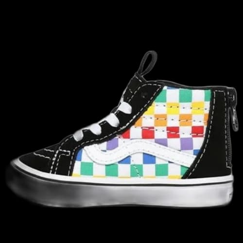 Vans Checkerboard Comfycush SK8-Hi Zip 'Black'