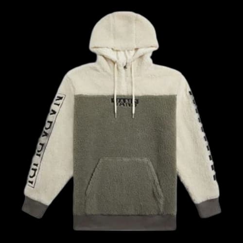 Vans x NAPAPIJRI PULLOVER Crossover Colorblock Casual Sports Hooded Fleece Sports Green