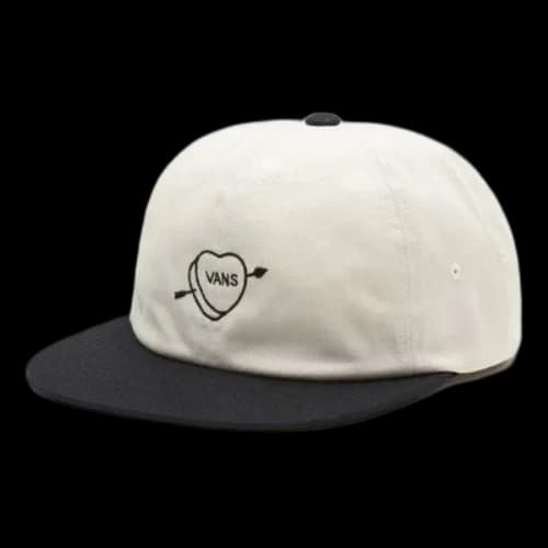 Vans Valentines Jockey Hat 'White Black'