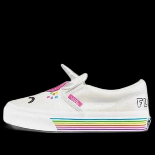 Vans Flour Shop x Classic Slip-On 'White Pink'