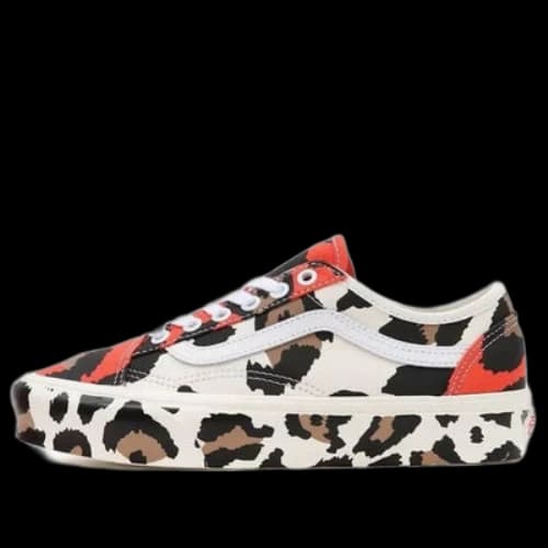 Vans Animal Old Skool 'Black White Red Leopard'