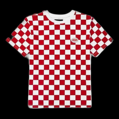 Vans Grid Alphabet Short Sleeve Red