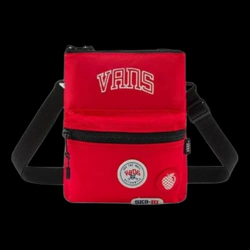 Vans Logo Crossbody Bag 'Red Black'