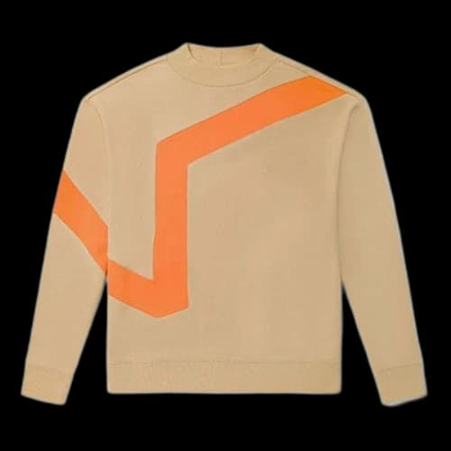 Vans Logo Printing Casual Sports Pullover Couple Style Khaki