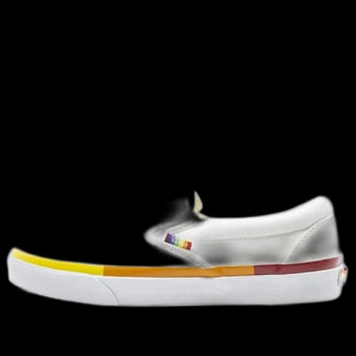 Vans Classic Slip-On White/Yellow