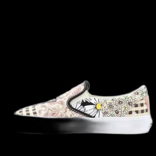 Vans Meadow Patchwork Classic Slip-on Multi-Print 'Cream Flowers'