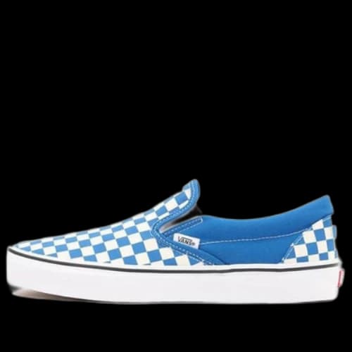 Vans Checkerboard Classic Slip-on Shoes Blue/White