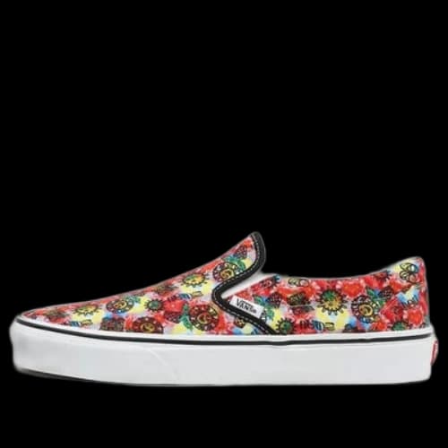 Vans Tie Dye Classic Slip-on Printed Red/Yellow