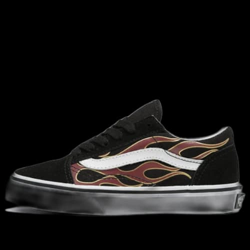 (PS) Vans Old Skool 'Metallic Flame Black'