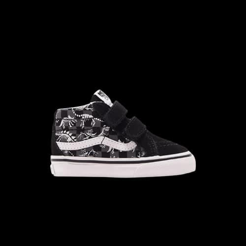 Vans Sk8-Mid Reissue V Toddler 'Dino Skeleton'