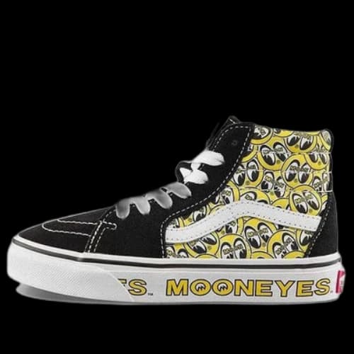 Mooneyes x Vans SK8-HI 'Black White Yellow'