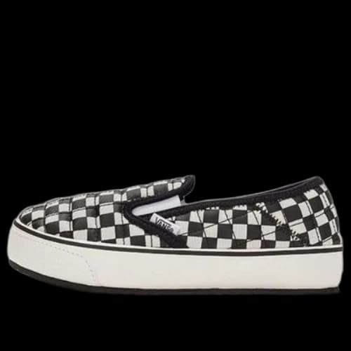 (PS) Vans Slip-Er2 Checkerboard 'Black White'