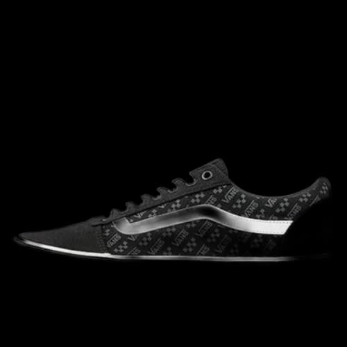 Vans Ward Black Alphabet Printing Unisex