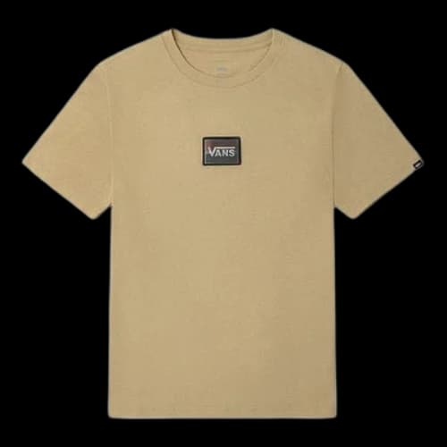 Vans Small Label Round Neck Short Sleeve Couple Style Khaki