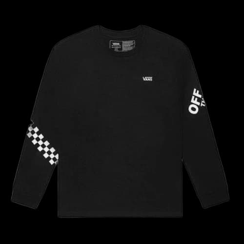 Vans Logo Long Sleeve T-shirt 'Black'
