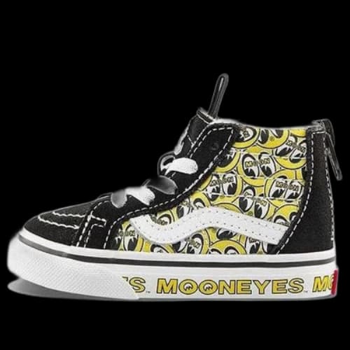 Mooneyes x Vans SK8-HI Zip 'Black Yellow White'