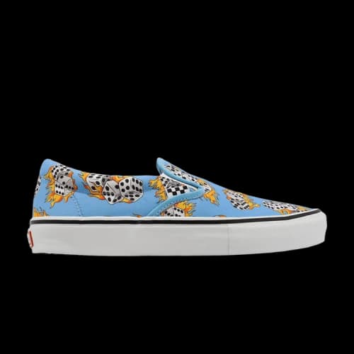 Vans Skate Slip-On 'Blue Flame Dice'