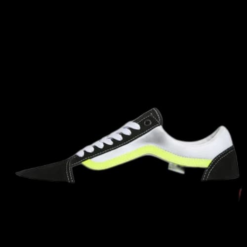 Vans Old Skool Neon Skate 'White Black Green'