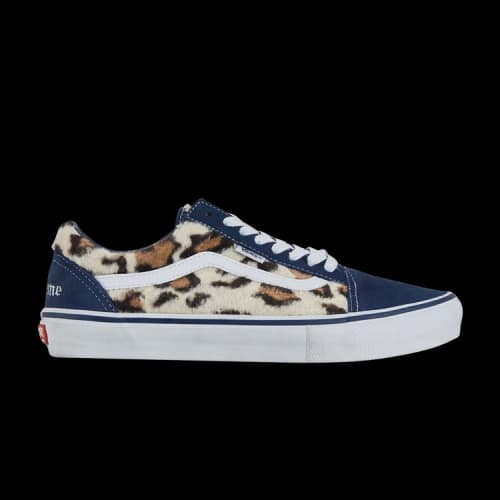 Vans Supreme x Skate Old Skool 'Leopard Pack - Navy'