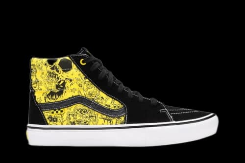 Vans Mike Gigliotti x SpongeBob SquarePants x Skate Sk8-Hi 'Black Yellow'