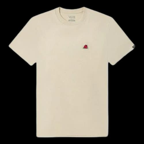 Vans Rose Print Sports Crewneck Short Sleeve Beige/White