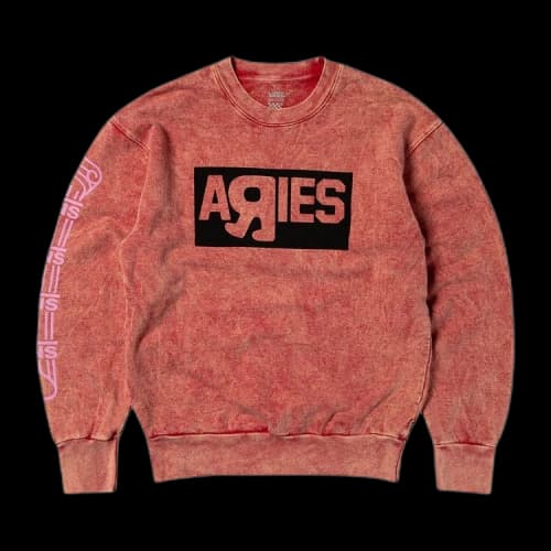 Aries x Vans Vault Crew Sweatshirt 'Red'