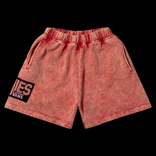 Aries x Vans Vault Fleece Shorts 'Red'