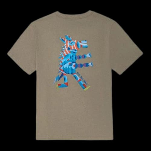 Vans x DONALD Back Cartoon Pattern Short Sleeve Couple Style Graybrown