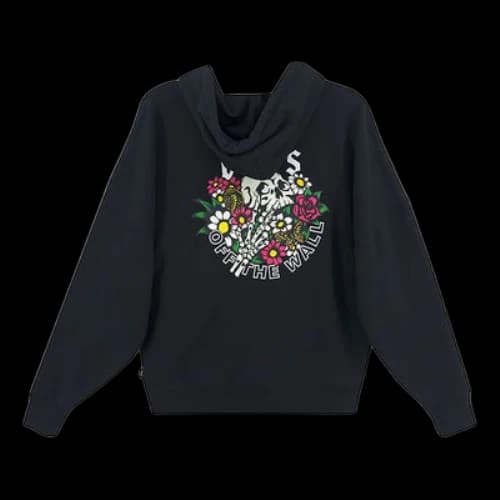 Vans Skeleton Printing Couple Style Black