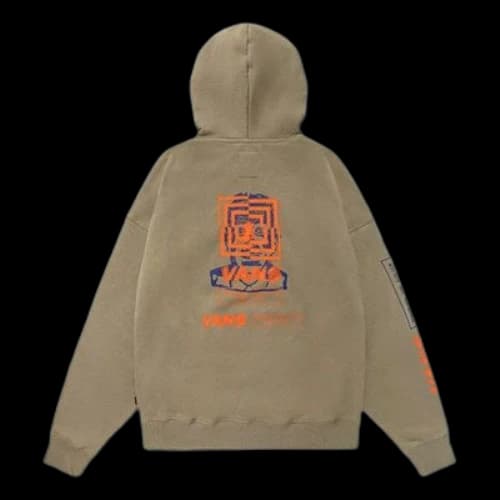 Vans Back Printing Pattern Loose Earth Brown