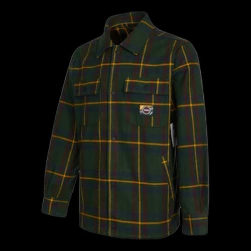 Vans Contrasting Colors Plaid Jacket Green