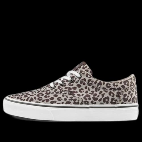 Vans Doheny Low Tops Casual Skateboarding Shoes Brown Leopard print 'Brown White'