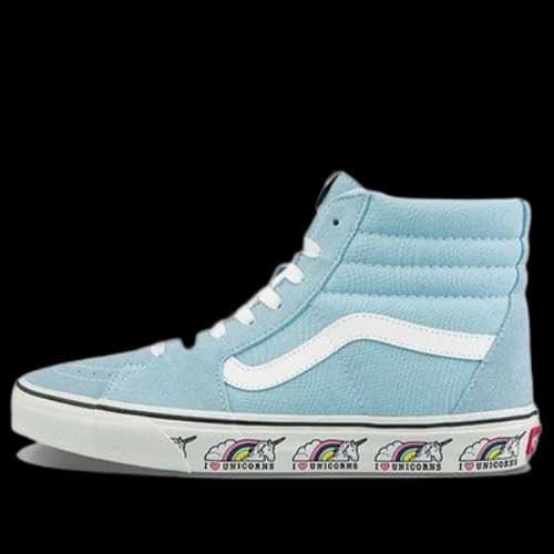 Vans SK8-HI Casual Skateboarding Shoes Unisex Navy Blue