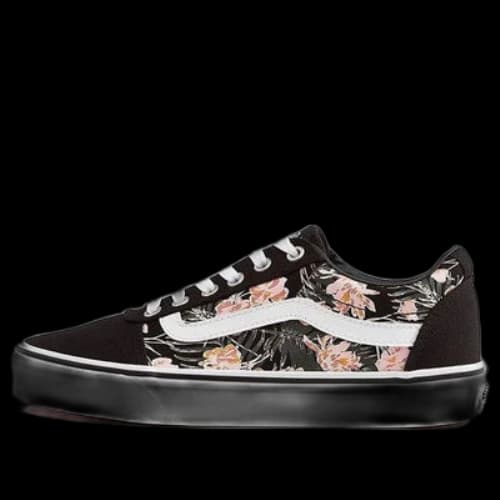Vans Ward Palm Floral Sneakers 'Black'