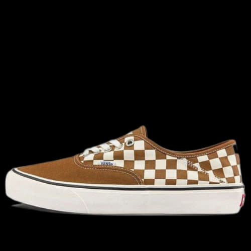 Vans Authentic Low Tops Casual Skateboarding Shoes Unisex Brown White