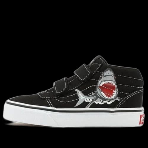 Vans Ward Printing Mid-Top Sneakers K Black
